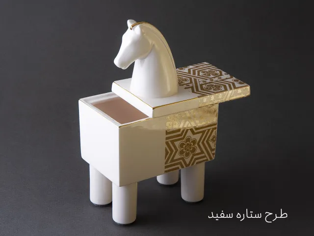 مجسمه شکلاتخوری اسب تروا