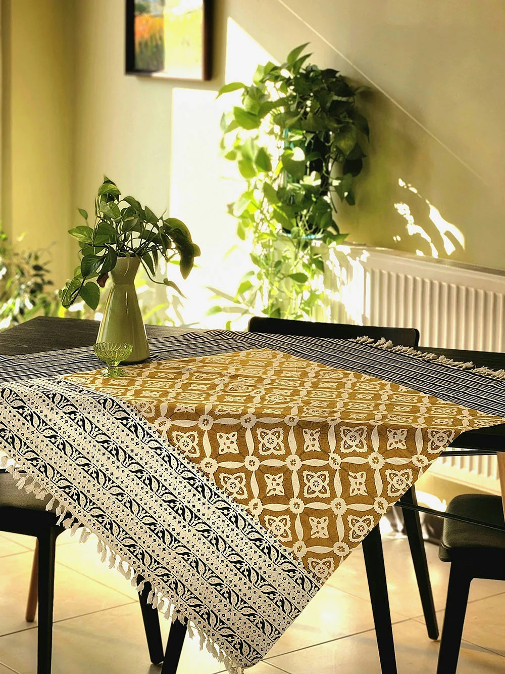 رومیزی چاپ قلمکار اصفهان (100 * 100)
