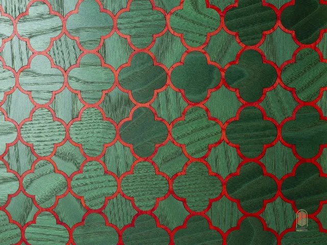 سینی چوبی معرق