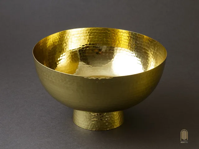 کاسه برنجی پایه دار
