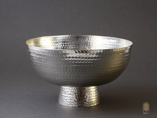 کاسه مسی پایه دار
