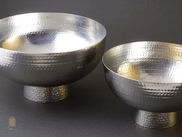 کاسه مسی پایه دار