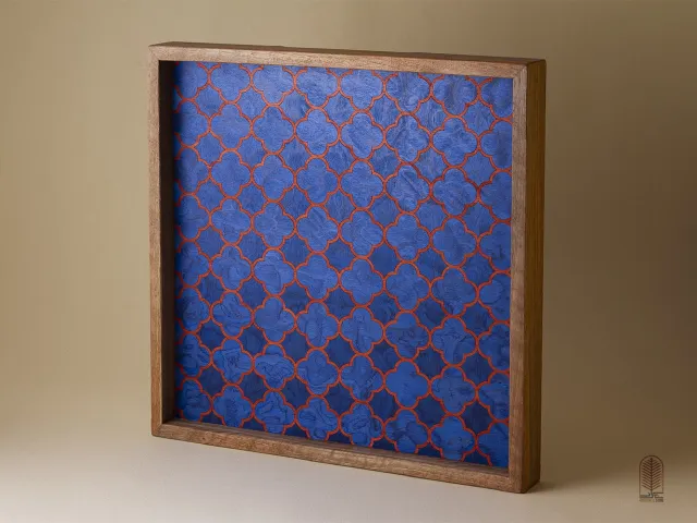 سینی چوبی معرق