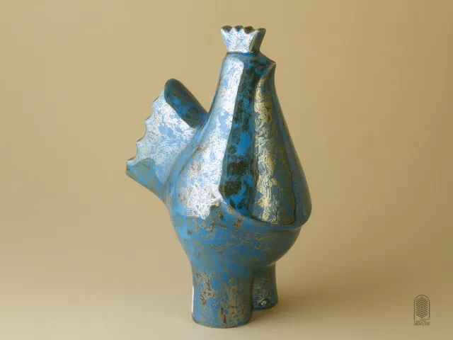 تندیس سرامیکی مرغ سحر
