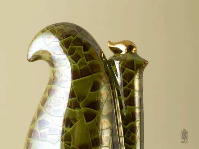 تندیس سرامیکی مرغ هما