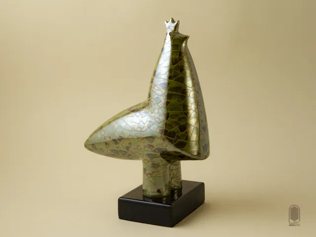 تندیس سرامیکی مرغ تیهو