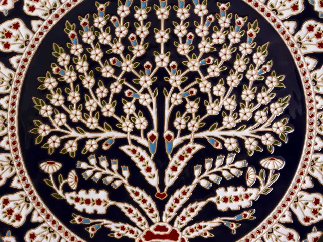 بشقاب سرامیکی دست ساز