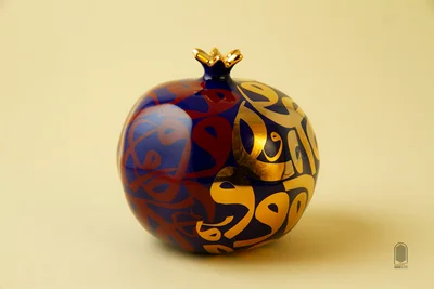 تندیس انار سرامیکی بزرگ