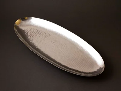 دیس بیضی مسی پایه دار