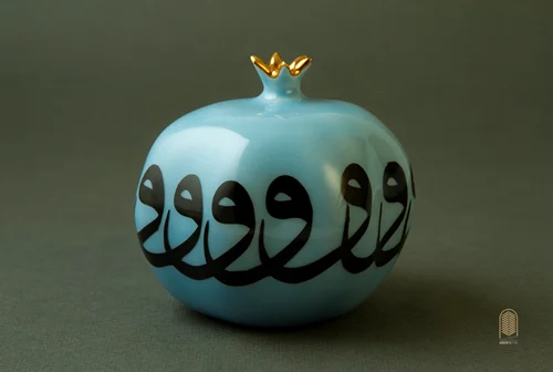 تندیس انار سرامیکی بزرگ