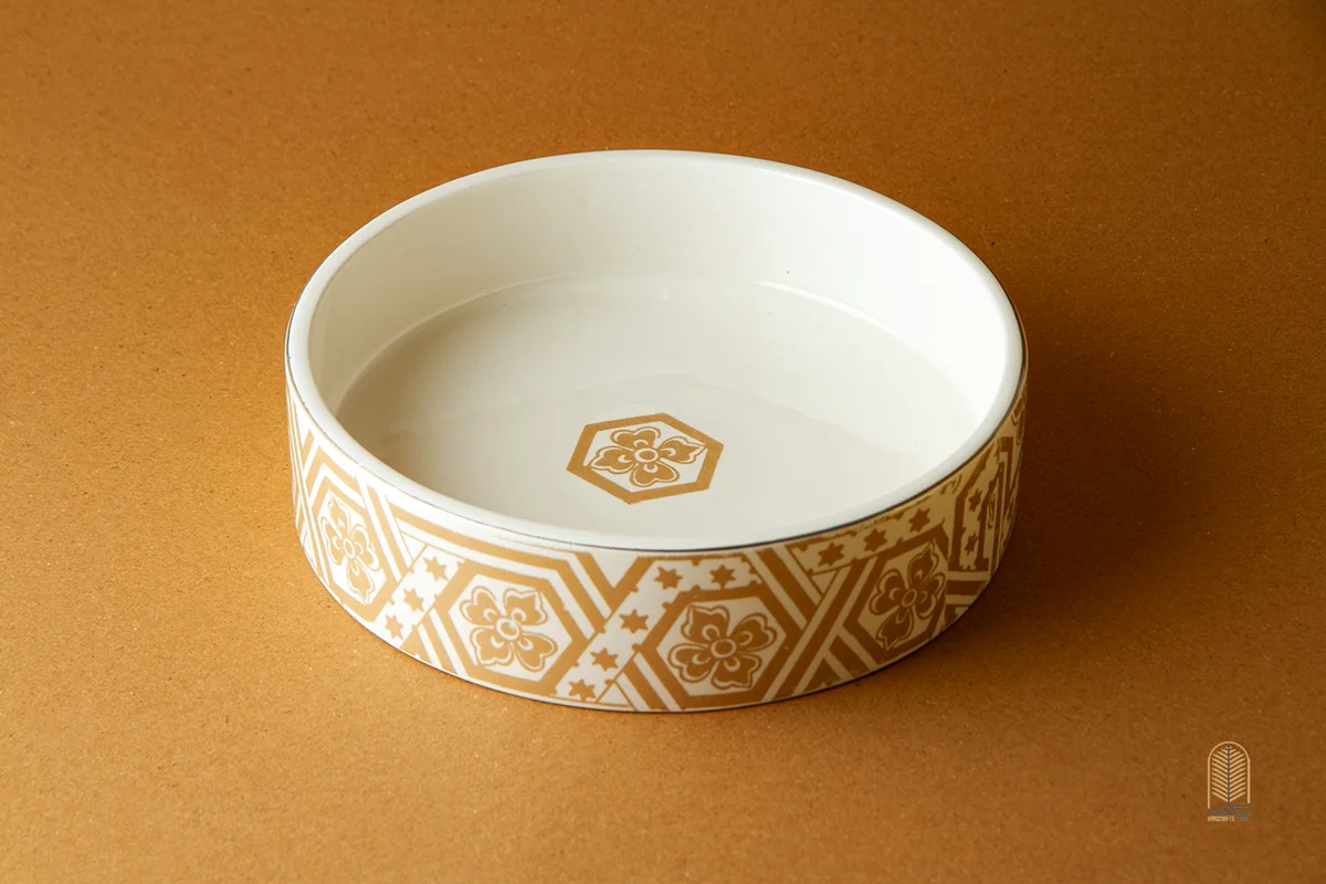 کاسه سرامیکی تخت راستین