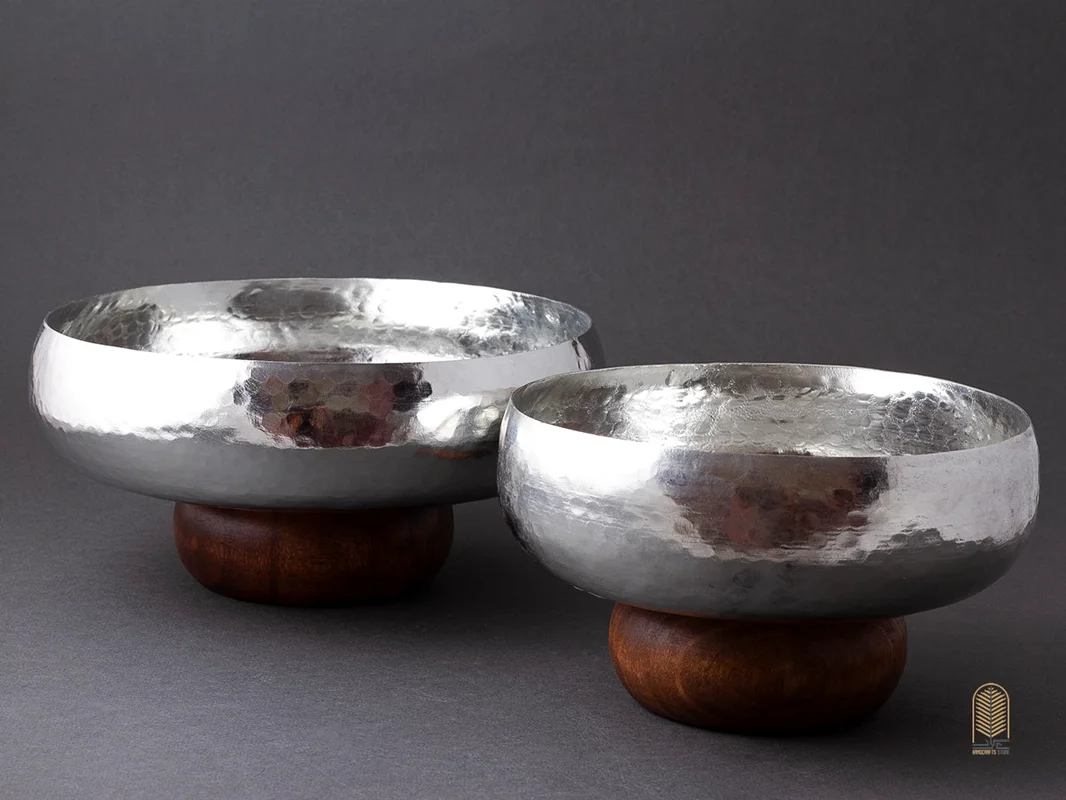 کاسه های پایه دار مسی