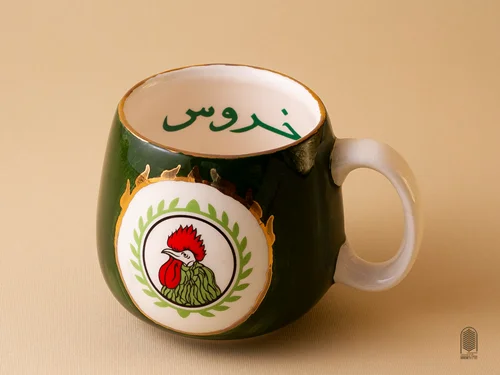 ماگ سرامیکی خروس نشان
