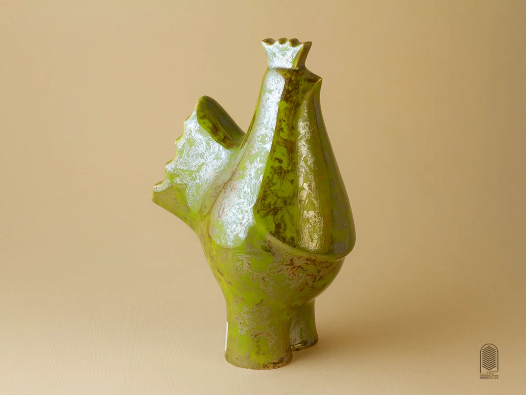 تندیس سرامیکی مرغ سحر