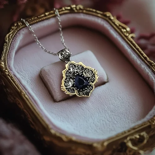 آویز نقره قلمزنی اصفهان