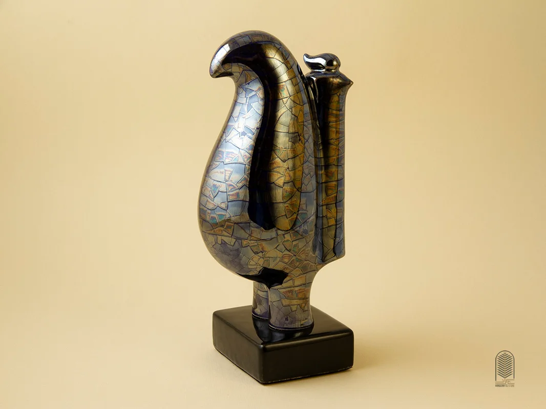 تندیس سرامیکی مرغ هما