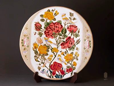 بشقاب سرامیکی دست ساز