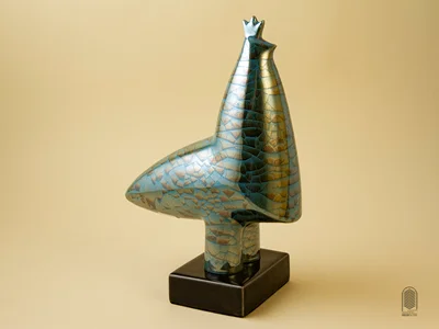 تندیس سرامیکی مرغ تیهو