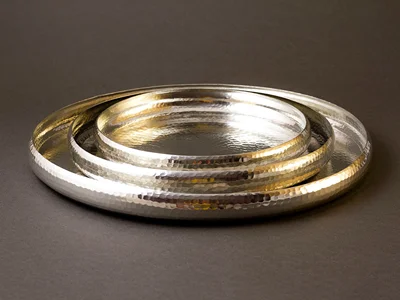 دیس گرد مسی لبه دار