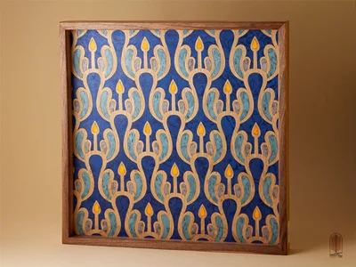 سینی چوبی معرق