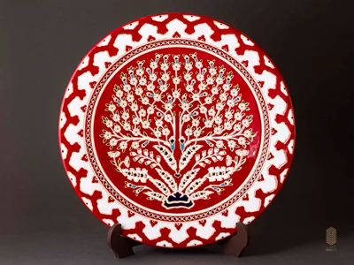 بشقاب سرامیکی دست ساز