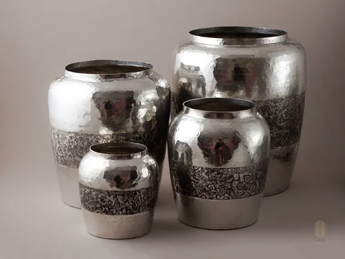 گلدان مس قلمزنی اصفهان