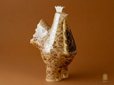 تندیس سرامیکی مرغ سحر