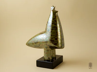 تندیس سرامیکی مرغ تیهو