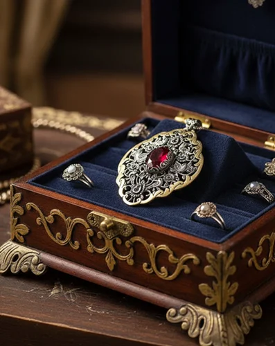 گردنبند نقره قلمزنی