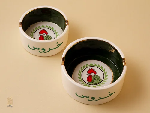 زیر سیگاری خروس نشان