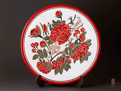 بشقاب سرامیکی دست ساز