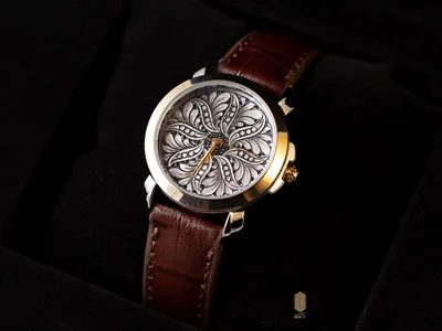 ساعت مچی قلمزنی