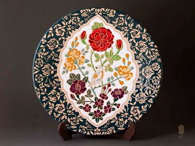 بشقاب سرامیکی دست ساز